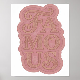 Snappy Gold BEROEMD Grafisch Ontwerp Poster