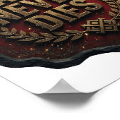 Snappy Gold CLASSIC NOOIT DOOD Print (Hoek)