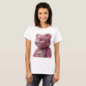 Snappy Gold GEM ENCRUSTED BEER Modern Ontwerp T-shirt (Voorkant volledig)