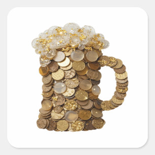 Snappy Gold GILDED CHEERS Ambachtelijke Sticker