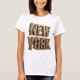 Snappy Gold NEW YORK Grafisch ontwerp T-shirt