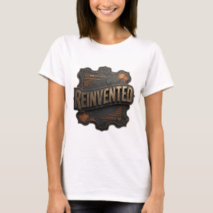 Snappy Gold OPNIeUW BEDACHT Kunstzinnig Motief T-shirt