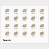 Snappy Gold PROUD DOG MOM Sticker Print (Vel)