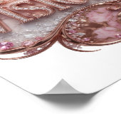 Snappy Gold VISION 3D Tekst Kunst Poster (Hoek)
