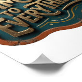 Snappy Goud IMMUUN VOOR ALLES Poster (Hoek)
