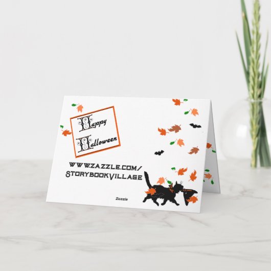 Snappy Halloween Kaart (Achterkant)
