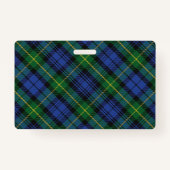 Snappy House of Gordon Tartan Badge (Achterkant)