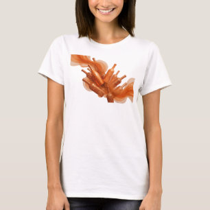 Snappy Orange ABSTRACT ART Statement T-shirt