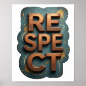 Snappy Orange RESPECT Print (Voorkant)
