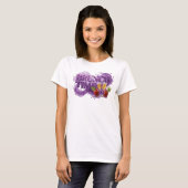 Snappy Paarse BRUNCH TIME Statement T-shirt (Voorkant volledig)