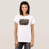 Snappy Pink STAY FOCUSED T-shirt (Voorkant volledig)