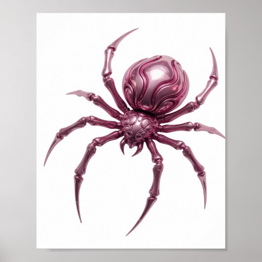 Snappy Roze ABSTRACTE KUNST Ontwerp Poster (Voorkant)