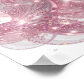 Snappy Roze BIDVORMIGE HANDEN Poster (Hoek)