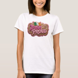 Snappy Roze IERS EN TROTS T-shirt