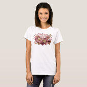 Snappy Roze WIJN EXPERT Maatwerk T-shirt (Voorkant volledig)