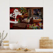 Snappy Santa Poster (Keuken)