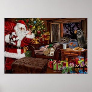 Snappy Santa Poster
