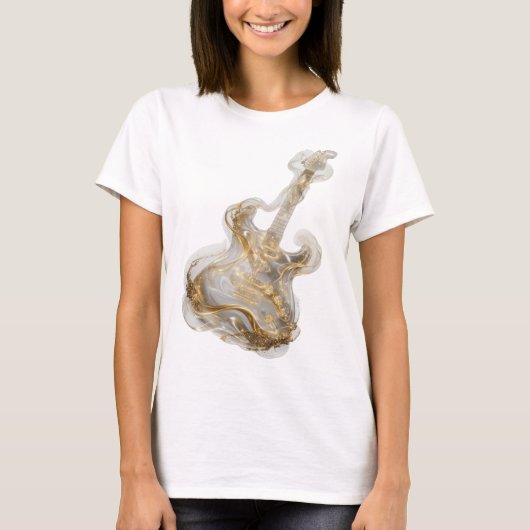Snappy Silver ABSTRACTE KUNST Modeprint T-shirt (Voorkant)