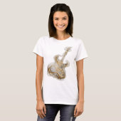 Snappy Silver ABSTRACTE KUNST Modeprint T-shirt (Voorkant volledig)