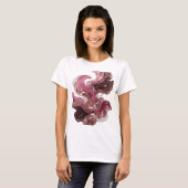 Snappy Silver ABSTRACTE KUNST Modeprint v2 T-shirt (Voorkant volledig)