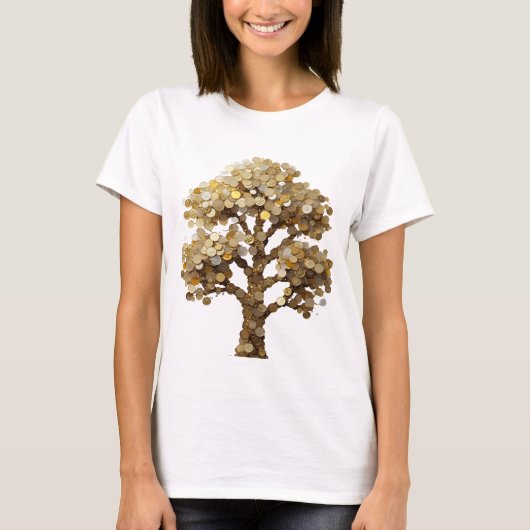 Snappy Silver GELD BOOM Custom Ontwerp T-shirt (Voorkant)