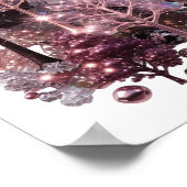 Snappy Silver GLOEIEND BOMEN Poster (Hoek)