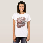 Snappy Silver IMAGINE Tekst Ontwerp T-shirt (Voorkant volledig)