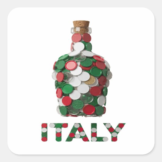 Snappy Silver ITALY Sticker Motief (Voorkant)