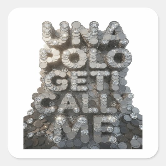 Snappy Silver UNA POLO GETI CALLA ME Gift Sticker (Voorkant)