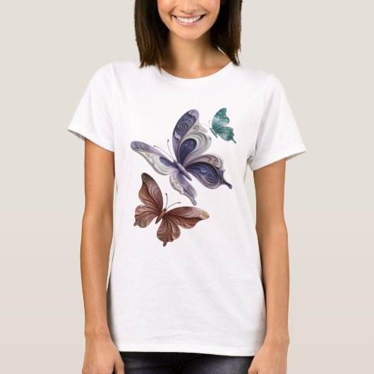Snappy Silver VLINDERMAGIE Statement T-shirt (Voorkant)