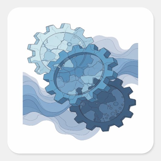 Snappy Silver WATER POWERED GEAR SYSTEM Sticker (Voorkant)