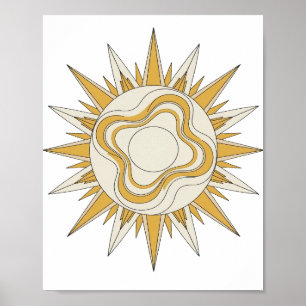 Snappy Zilver ABSTRACTE KUNST Abstract ontwerp Poster