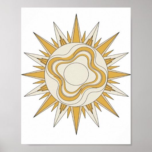 Snappy Zilver ABSTRACTE KUNST Abstract ontwerp Poster (Voorkant)