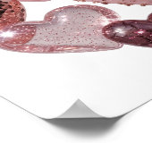 Snappy Zilver ABSTRACTE KUNST Modeprint Poster (Hoek)