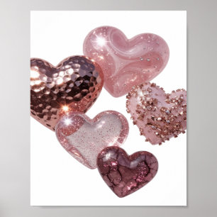 Snappy Zilver ABSTRACTE KUNST Modeprint Poster