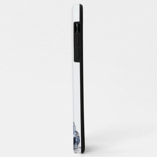 Snaps Gemakkelijk Weerwolf Halloween Monster Desig Case-Mate iPhone Case (Achterkant/links)