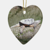 Snapschildpad Keramisch Ornament (Links)