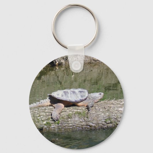 Snapschildpad Sleutelhanger (Voorkant)