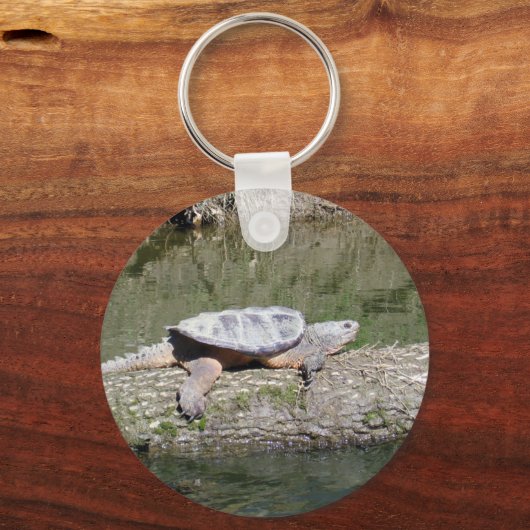 Snapschildpad Sleutelhanger (Voorkant)