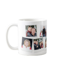 Snapshot Collage Grandparent Foto met kerstcadeau