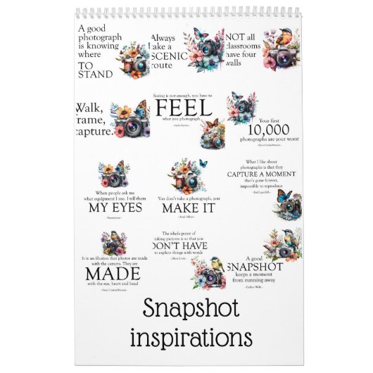 Snapshot-inspiraties Kalender (Hoes)