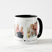 Snapshots 3 foto Happy Vaderdag Mok (Voorkant rechts)