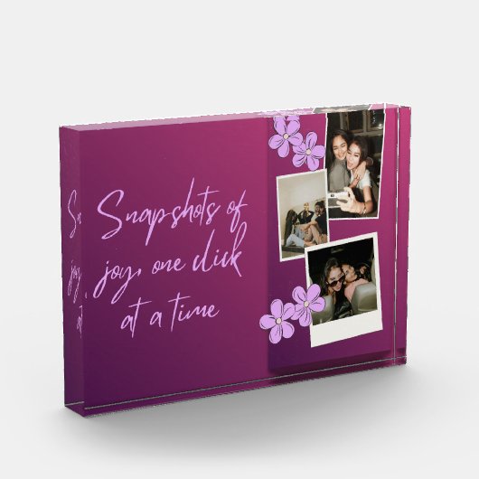 Snapshots of Joy Custom Photo Collage Block Fotoblokken (Links)