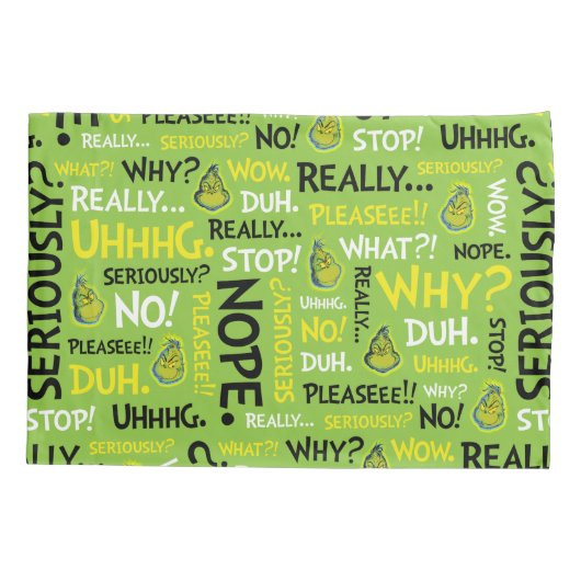 Snarcis| Snarky Phrase-patroon Kussensloop (Achterkant-Links)