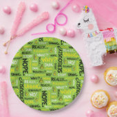 Snarcis| Snarky Phrase-patroon Papieren Bordje (Feest)