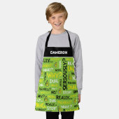 Snarcis| Snarky Phrase-patroon Schort (Gedragen)