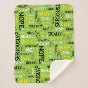 Snarcis  Snarky Phrase-patroon Sherpa Deken