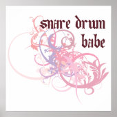Snare Drum Babe Poster (Voorkant)