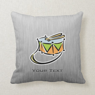 Snare drum; blik van geborsteld metaal kussen