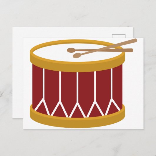Snare Drum Briefkaart (Voorkant / Achterkant)